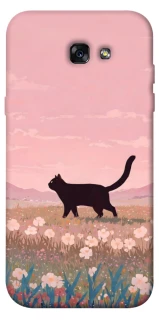 Чохол на Samsung A720 Galaxy A7 (2017) cat on a field фото 1 з 1
