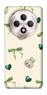Чохол на Oppo Reno 12 F 4G/5G Labubu Green Heart фото 1 з 1