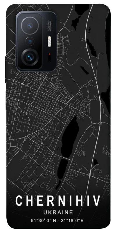 Чохол на Xiaomi 11T / 11T Pro Chernihiv map фото 1 з 1
