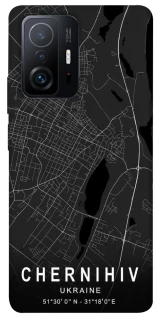 Чехол на Xiaomi 11T / 11T Pro Chernihiv map фото 1 из 1