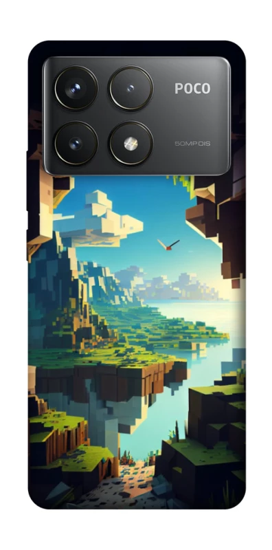 Чохол на Xiaomi Poco F6 Pro Minecraft sunrise фото 1 з 1