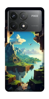 Чохол на Xiaomi Poco F6 Pro Minecraft sunrise фото 1 з 1