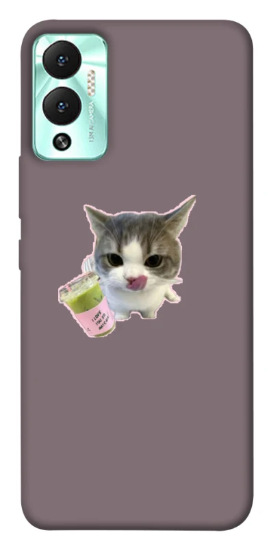 Чохол на Infinix Hot 12 Play cat matcha фото 1 з 1