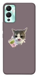 Чохол на Infinix Hot 12 Play cat matcha фото 1 з 1