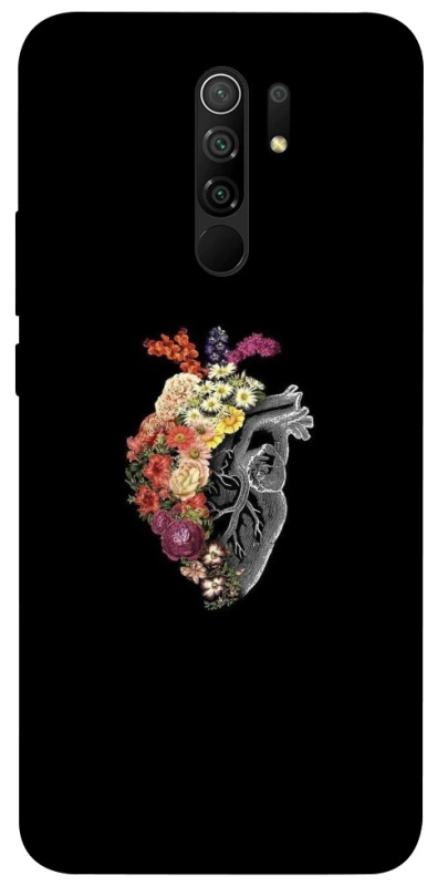 Чохол на Xiaomi Redmi 9 Heart with flowers фото 1 з 1