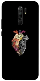 Чехол на Xiaomi Redmi 9 Heart with flowers фото 1 из 1