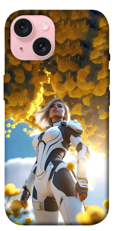 Чохол на Apple iPhone 15 (6.1") Cyber space girl ver.3 фото 1 з 1