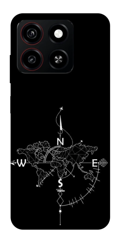 Чохол на ZTE Blade A35 4G Travel Map фото 1 з 1