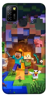 Чехол на Infinix Hot 10 Lite Minecraft game фото 1 из 1