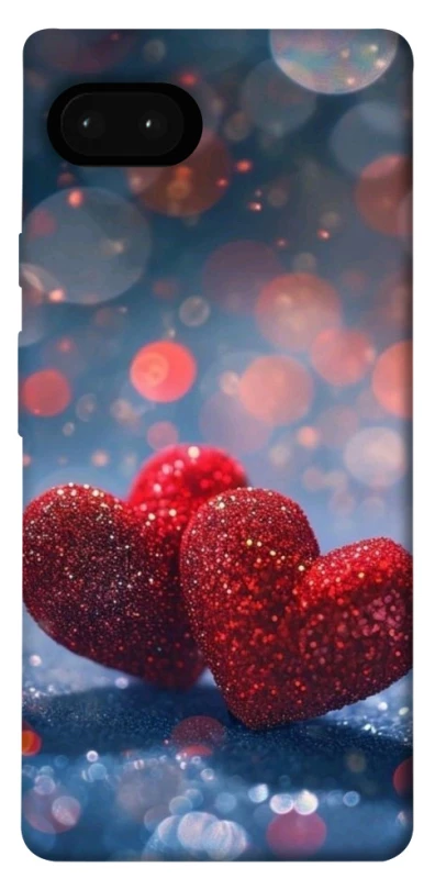 Чехол на Google Pixel 7a Red hearts фото 1 из 1