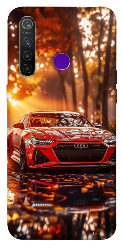 Чехол на Realme 5 Pro Audi at sunset фото 1 из 1