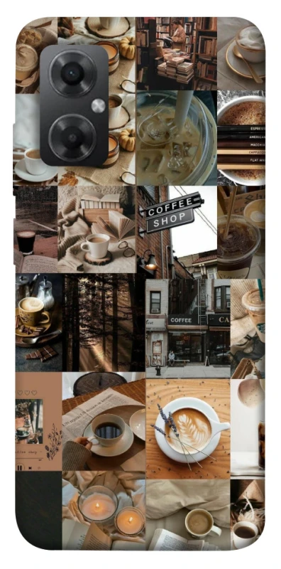 Чохол на Xiaomi Redmi Note 11R Coffee collage ver.3 фото 1 з 1