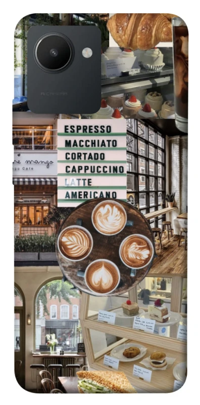 Чехол на Realme C30 Coffee collage ver.5 фото 1 из 1