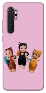 Чохол на Xiaomi Mi Note 10 Lite Cat Cafe Trio фото 1 з 1
