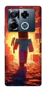 Чехол на Infinix Note 40 Pro 4G Minecraft adventure фото 1 из 1