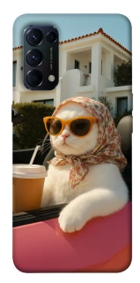 Чохол на Oppo Reno 5 4G Stylish Cat Cruise фото 1 з 1