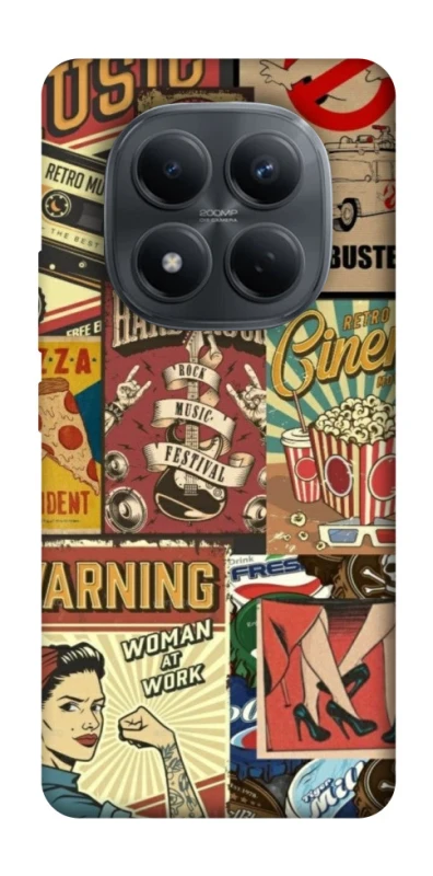 Чохол на Xiaomi Redmi Note 15 Pro 4G Retro collage ver.2 фото 1 з 1