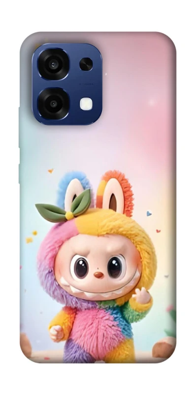 Чехол на Oppo A6 Pro 4G/5G Labubu colored фото 1 из 2