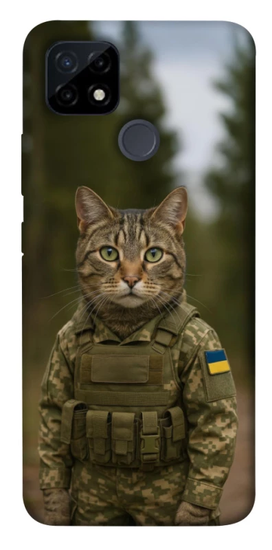 Чохол на Realme C12 Кіт захисник фото 1 з 1