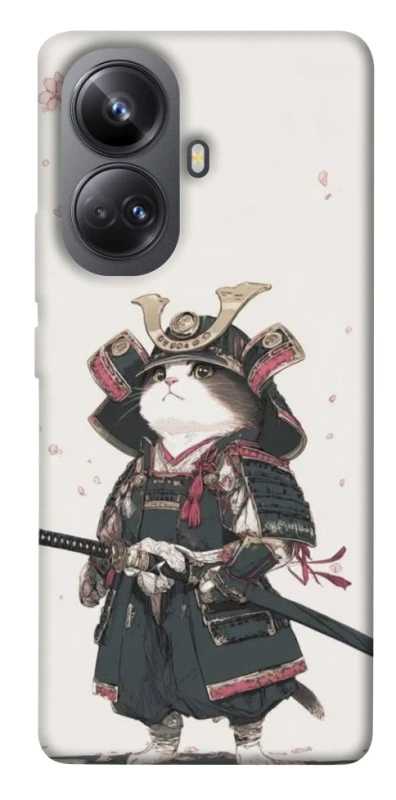 Чехол на Realme 10 Pro+ Samurai Cat Warrior фото 1 из 1