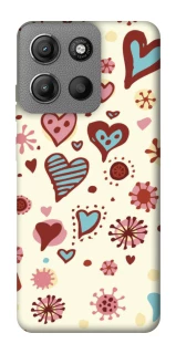 Чохол на Motorola Moto G15 4G Pretty hearts фото 1 з 1