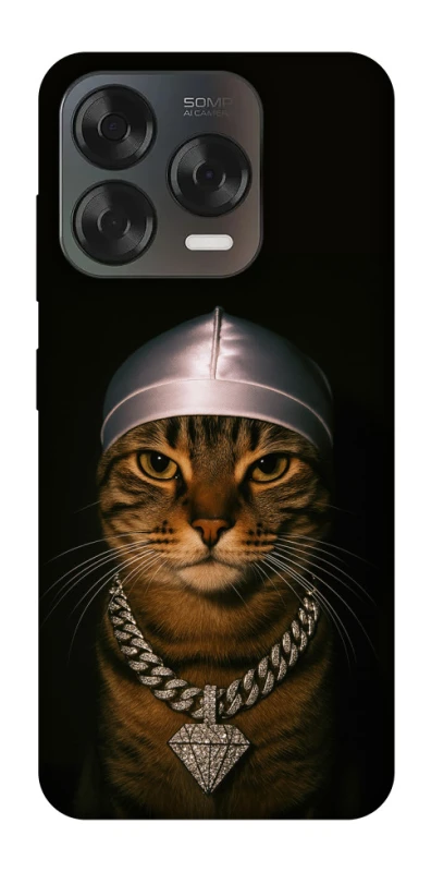 Чехол на ZTE Blade V70 Design Cat in Bling фото 2 из 2