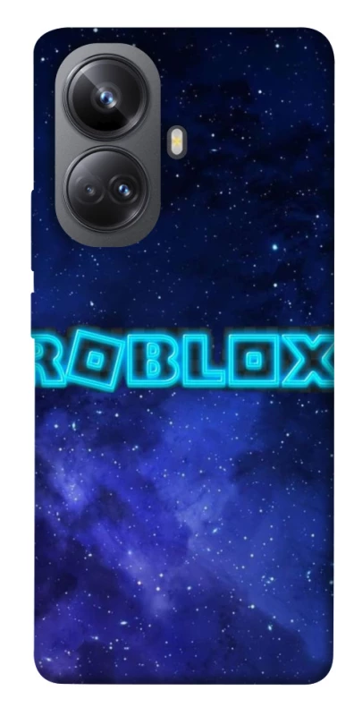 Чехол на Realme 10 Pro+ Roblox Space Logo Blue фото 1 из 1