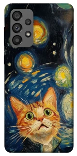 Чехол на Samsung Galaxy A73 5G paint cat фото 1 из 1