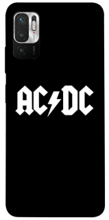 Чехол на Xiaomi Poco M3 Pro 4G / 5G AC/DC logo фото 1 Чехол на Xiaomi Poco M3 Pro 4G / 5G AC/DC logo фото 1 из 1
