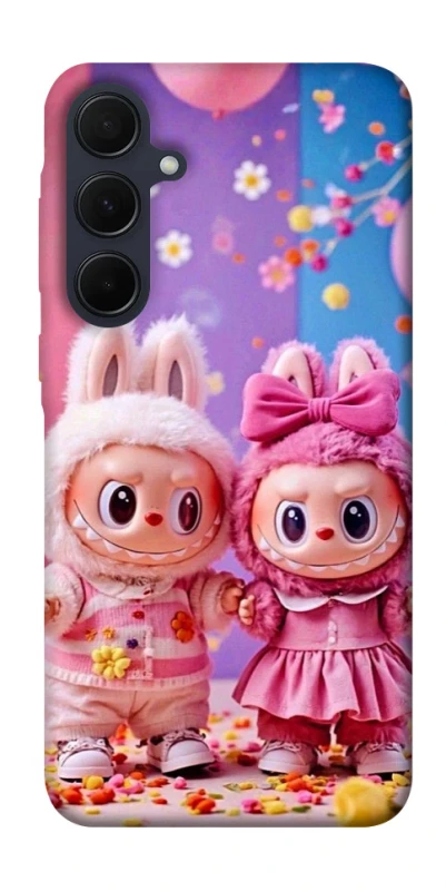Чохол на Samsung Galaxy A55 Labubu twins ver.2 фото 1 з 1