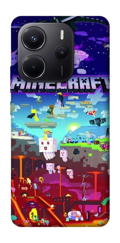 Чехол на Xiaomi Redmi Note 14 5G Minecraft world фото 1 из 1
