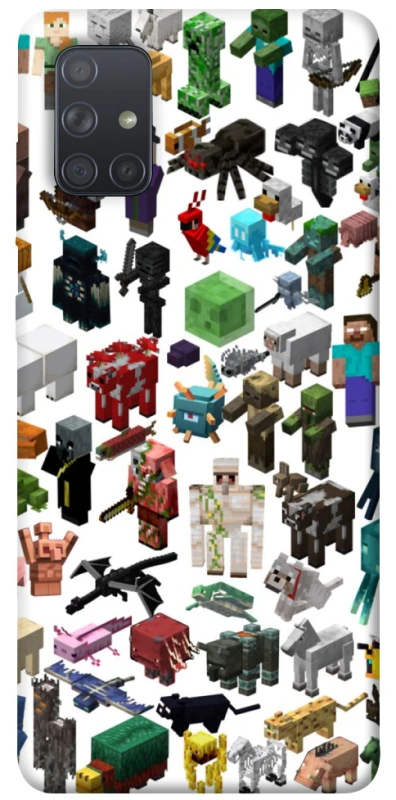 Чохол на Samsung Galaxy A71 Minecraft v4 фото 1 з 1