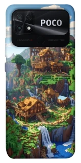 Чохол на Xiaomi Poco C40 Minecraft universe фото 1 з 1
