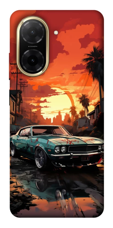 Чохол на Xiaomi Redmi A5 (Europe version) Car at sunset фото 1 з 1