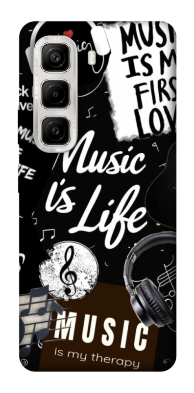Чохол на Infinix Hot 50 4G Music is Life фото 1 з 1