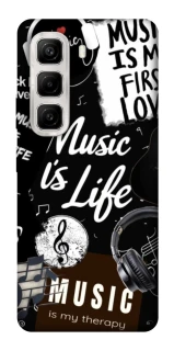 Чехол на Infinix Hot 50 4G Music is Life фото 1 из 1