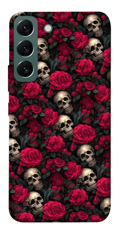 Чохол на Samsung Galaxy S22 Черепа та рози фото 1 з 1