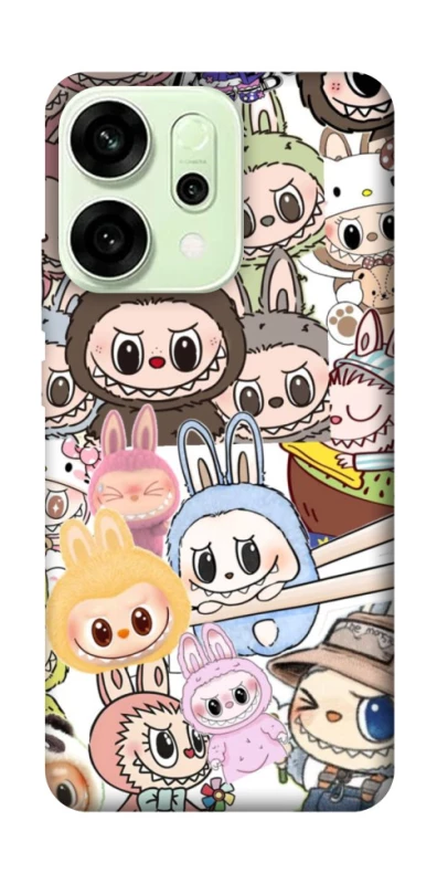 Чохол на Oppo Reno 14 All Labubus фото 1 з 1