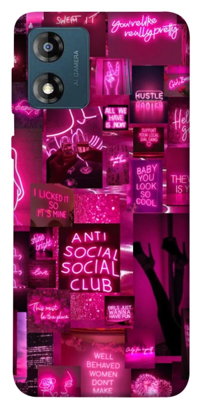 Чехол на Motorola Moto E13 Hot collage ver.7 фото 1 из 1