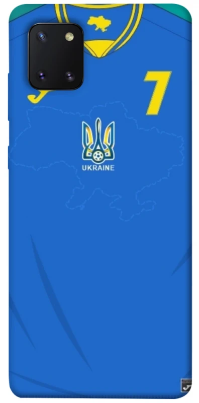 Чехол на Samsung Galaxy Note 10 Lite (A81) UA-Football ver.4 фото 1 из 1