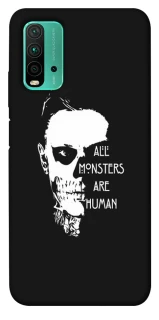 Чохол на Xiaomi Redmi Note 9 4G / Redmi 9 Power All Monsters are Human фото 1 з 1
