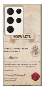 Чохол на Samsung Galaxy S23 Ultra The Hogwarts acceptance letter фото 1 з 1