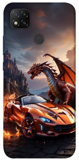 Чохол на Xiaomi Redmi 9C Сar and dragon фото 1 з 1