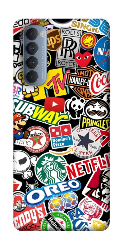 Чохол на Oppo Reno 4 Pro brands фото 1 з 1