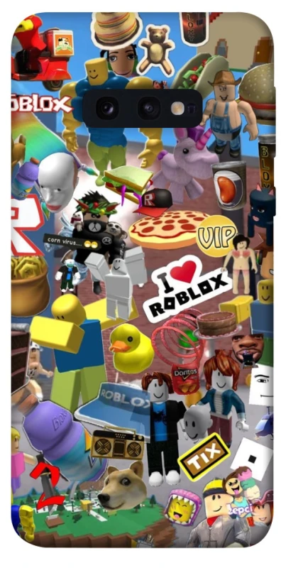 Чохол на Samsung Galaxy S10e Roblox collage ver.5 фото 1 з 1