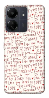 Чохол на Xiaomi Poco C65 Love aesthetic ver.4 фото 1 з 1