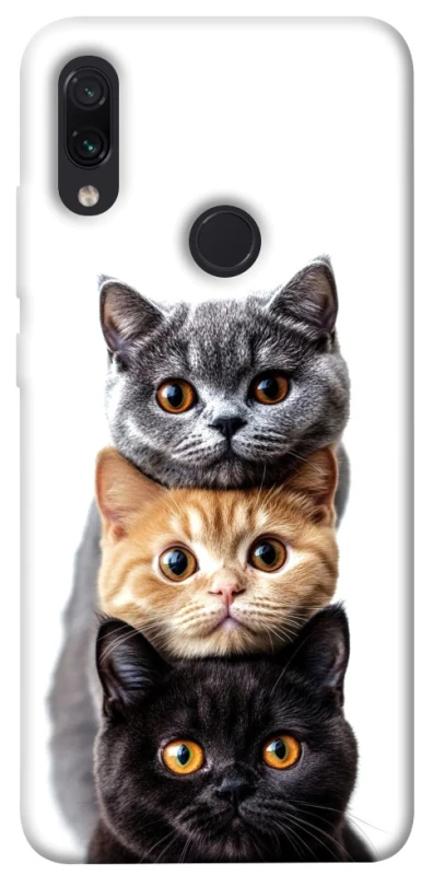 Чохол на Xiaomi Redmi Note 7 / Note 7 Pro / Note 7s Гарні котики фото 1 з 1