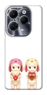 Чехол на Infinix Hot 40 Pro Puppy Love Duo фото 1 из 1