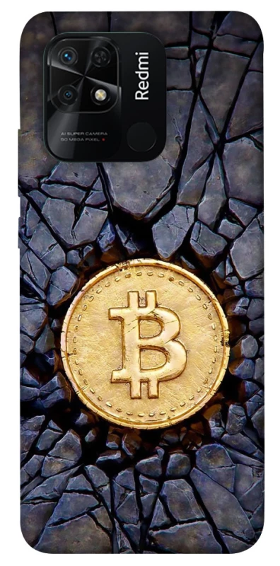 Чохол на Xiaomi Redmi 10C Bitcoin cracks фото 1 з 1