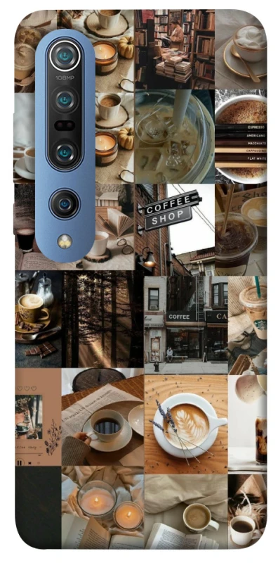 Чохол на Xiaomi Mi 10 / Mi 10 Pro Coffee collage ver.3 фото 1 з 1